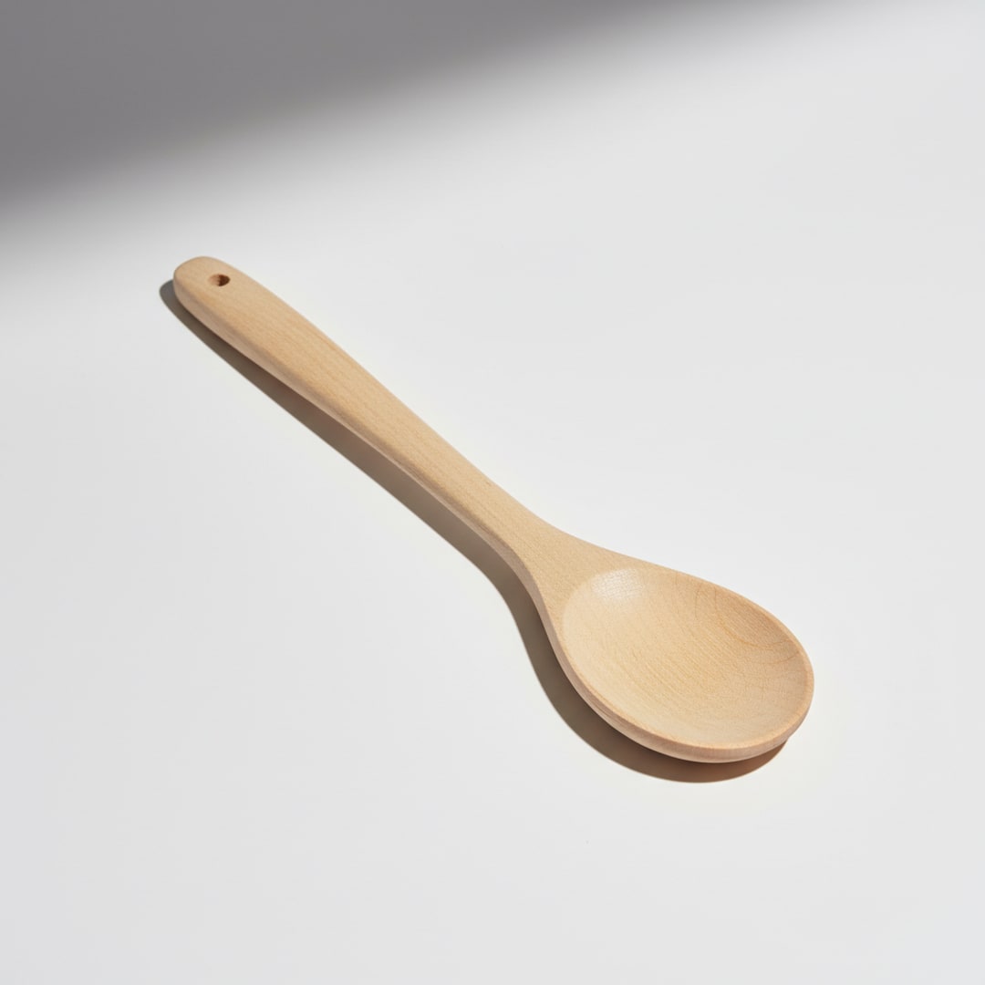 Beechwood Cooking Spoon, Long Handle